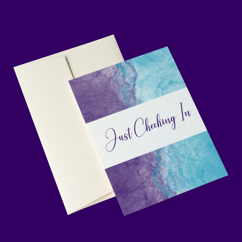 Just Checking In Card