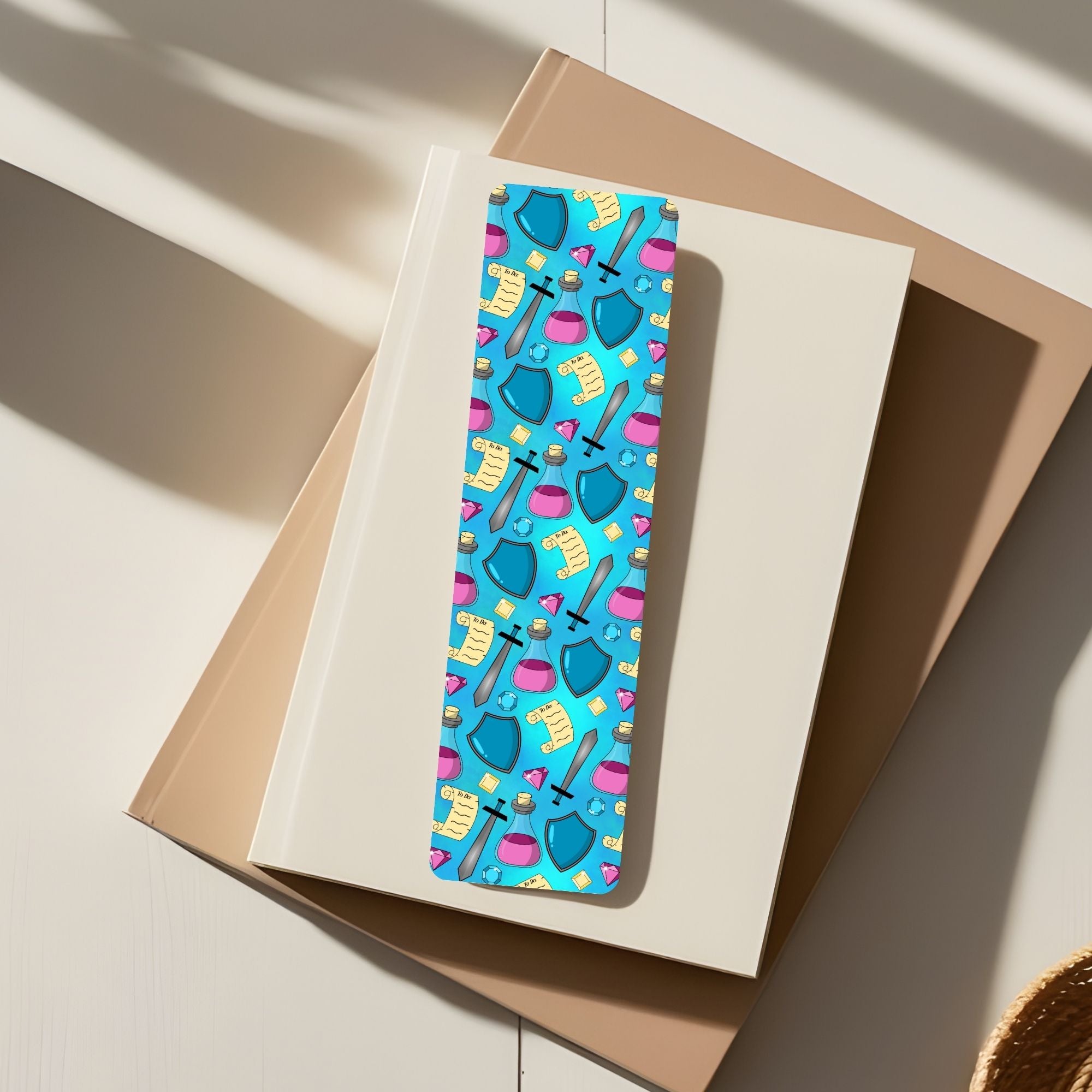 ADHD Side Quest Pattern (Blue)