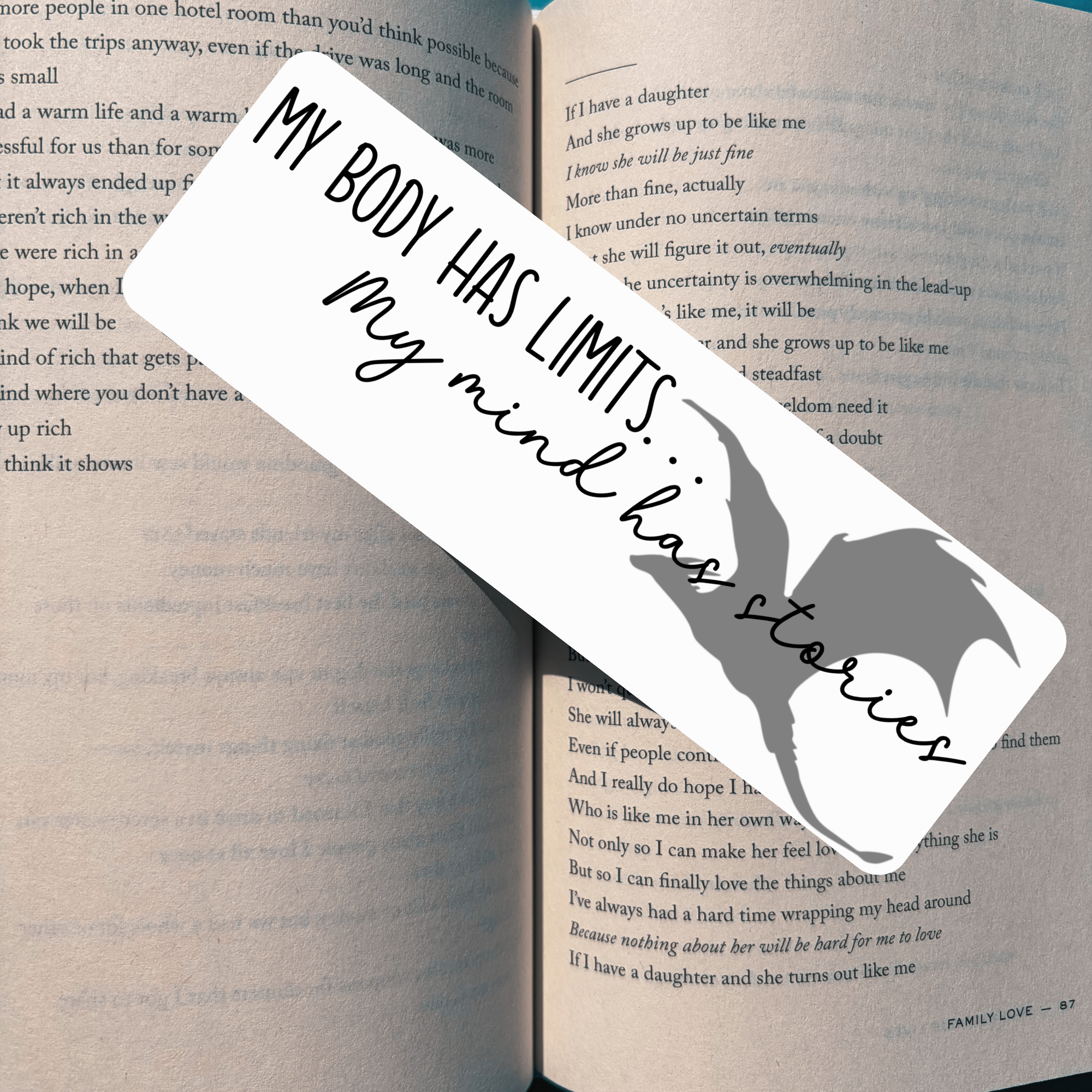 My Mind has Stories Bookmark