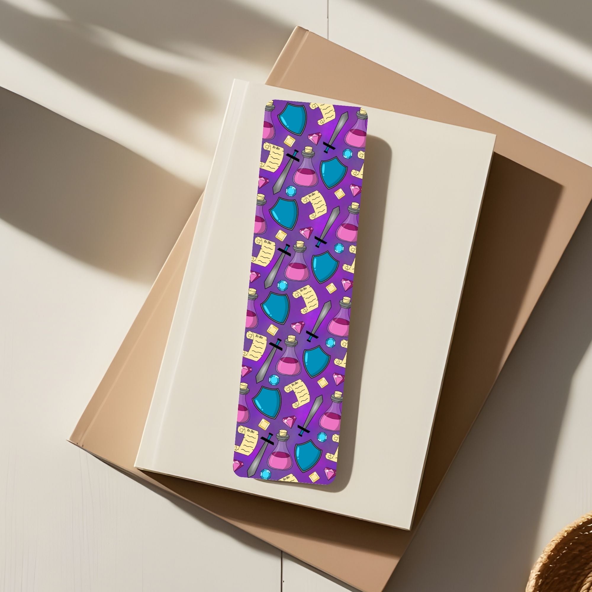 ADHD Side Quest Pattern (Purple)