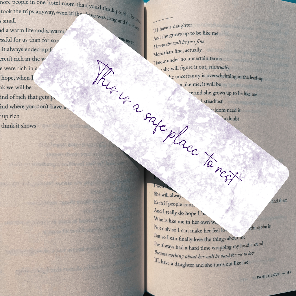 Safe Place to Rest Bookmark