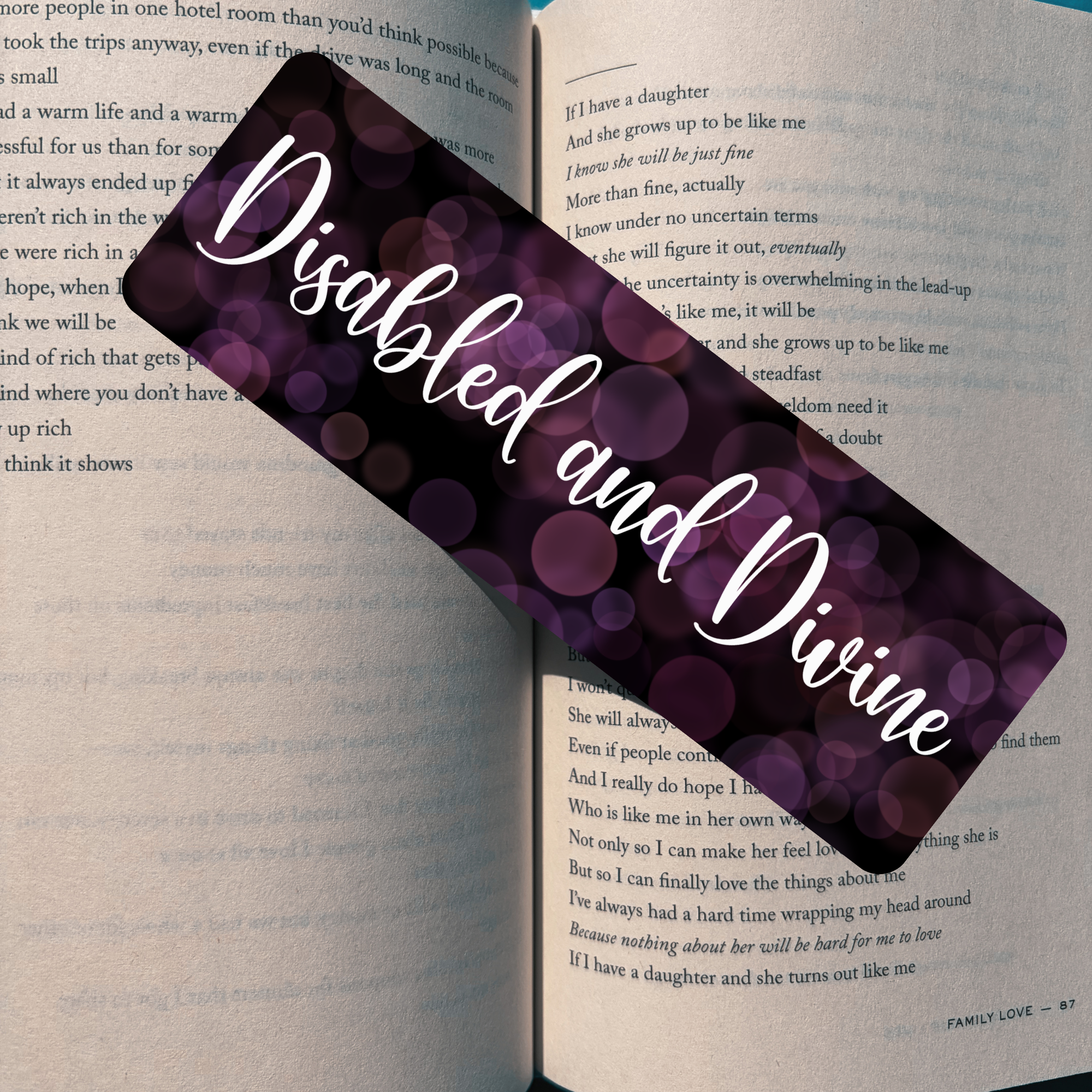 Disabled and Divine Bookmark