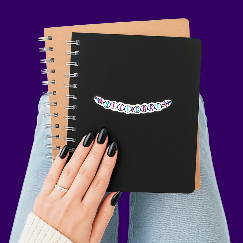 Self Care Friendship Bracelet Sticker