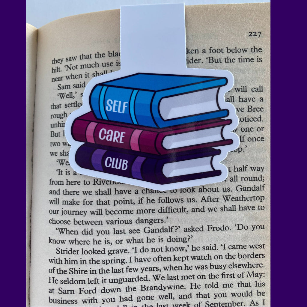 Self Care Book Club Magnetic Bookmark