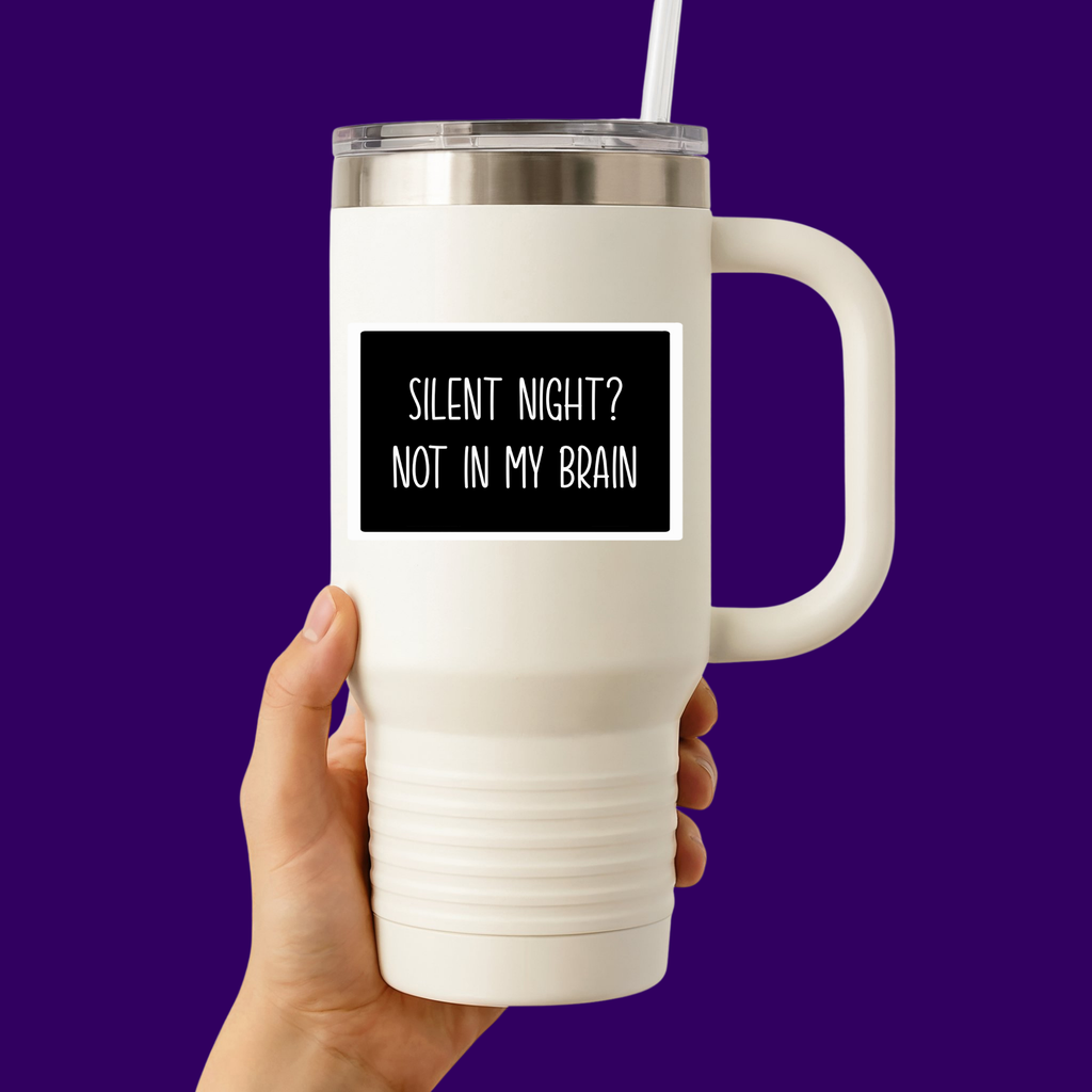 Silent Night? Sticker