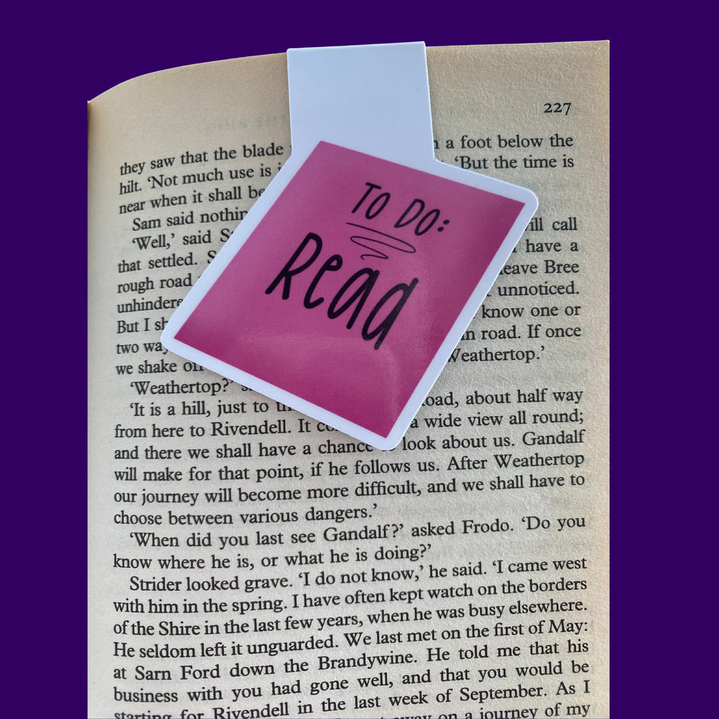 To Do: Read Magnetic Bookmark