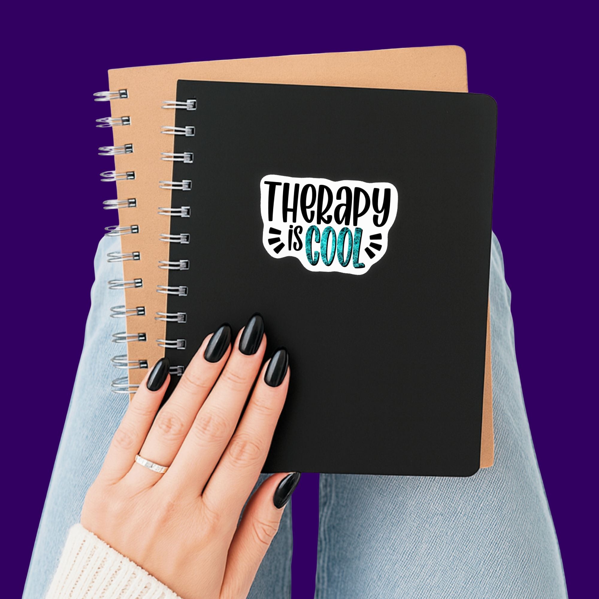 Therapy is Cool Sticker