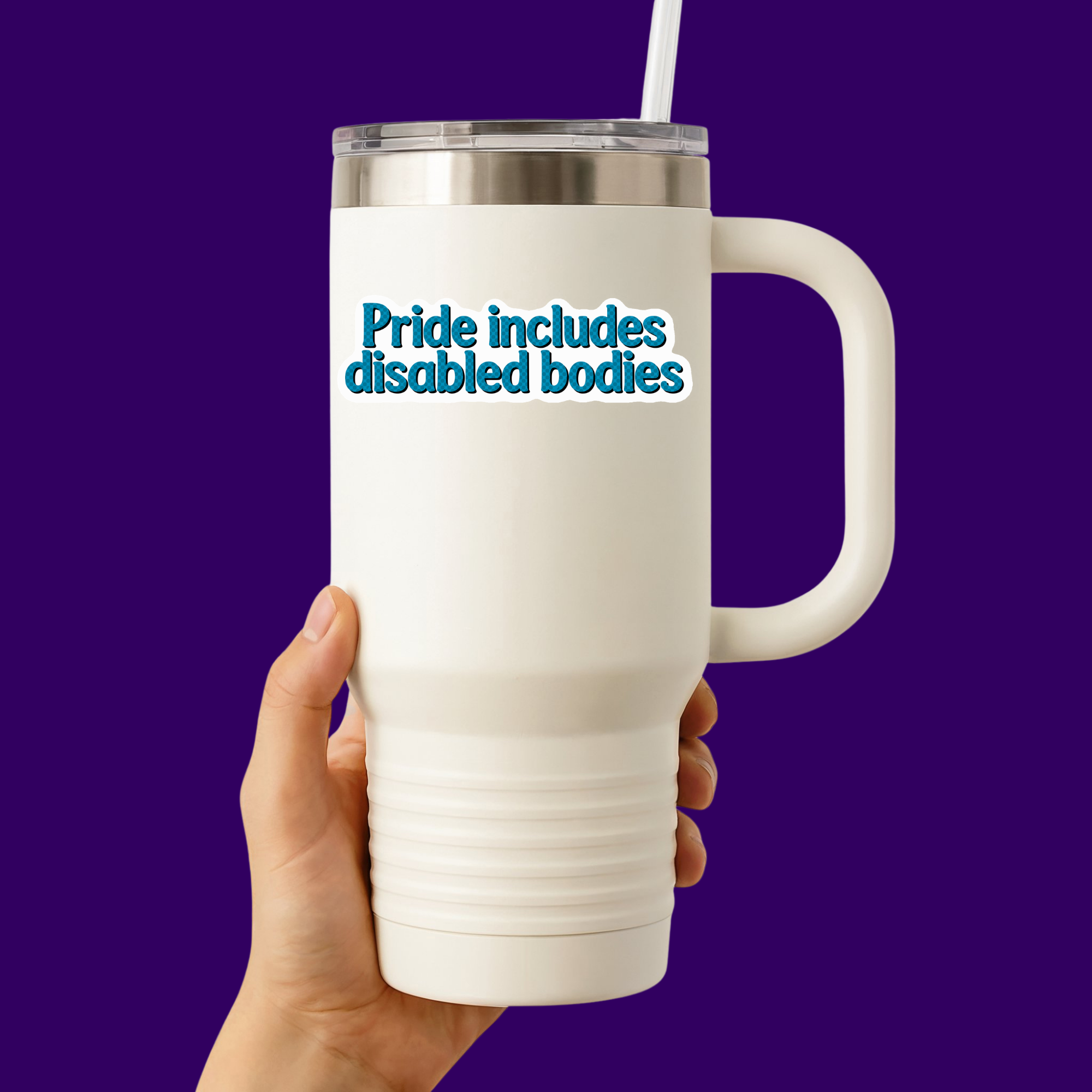 Pride Includes Disabled Bodies Sticer