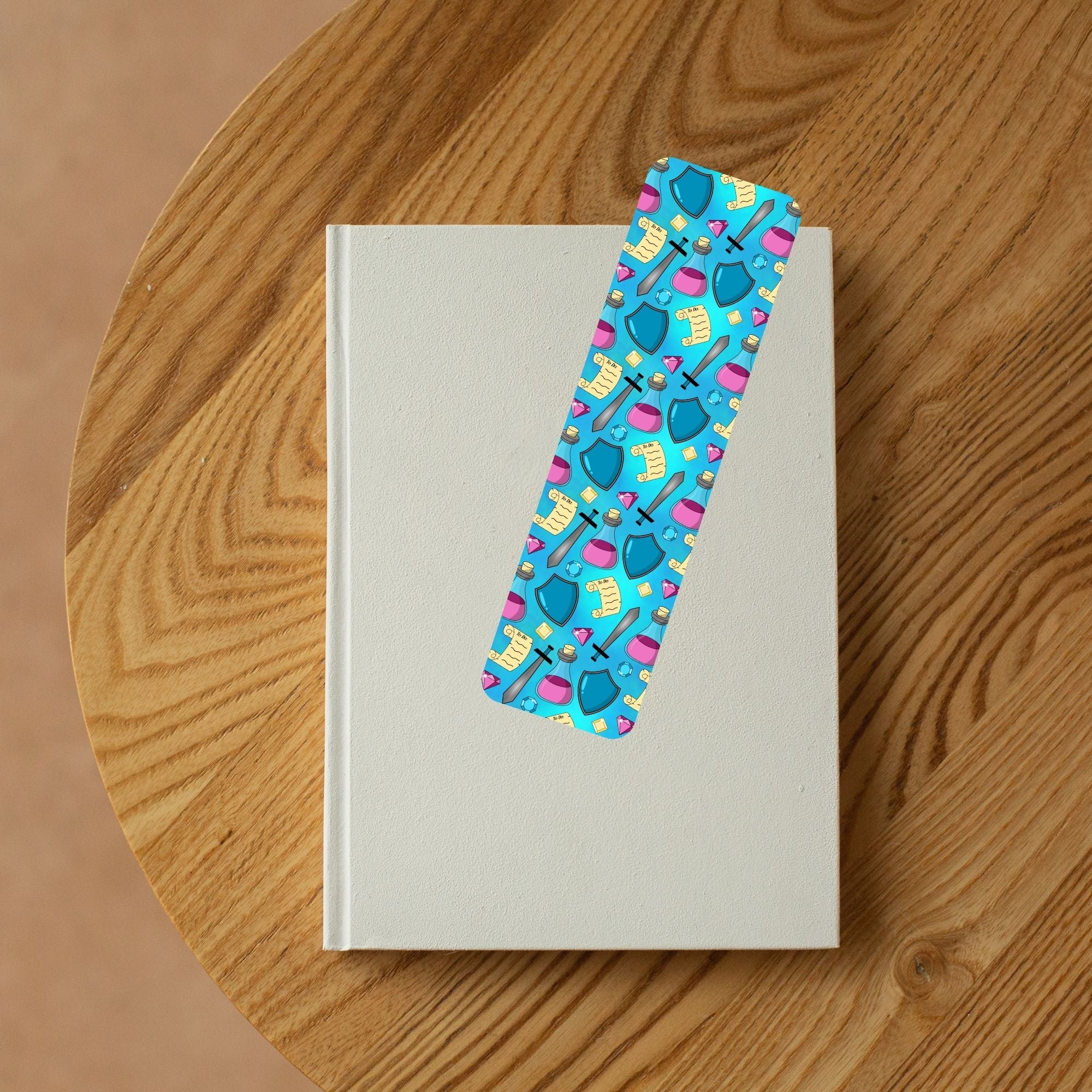 ADHD Side Quest Pattern (Blue)