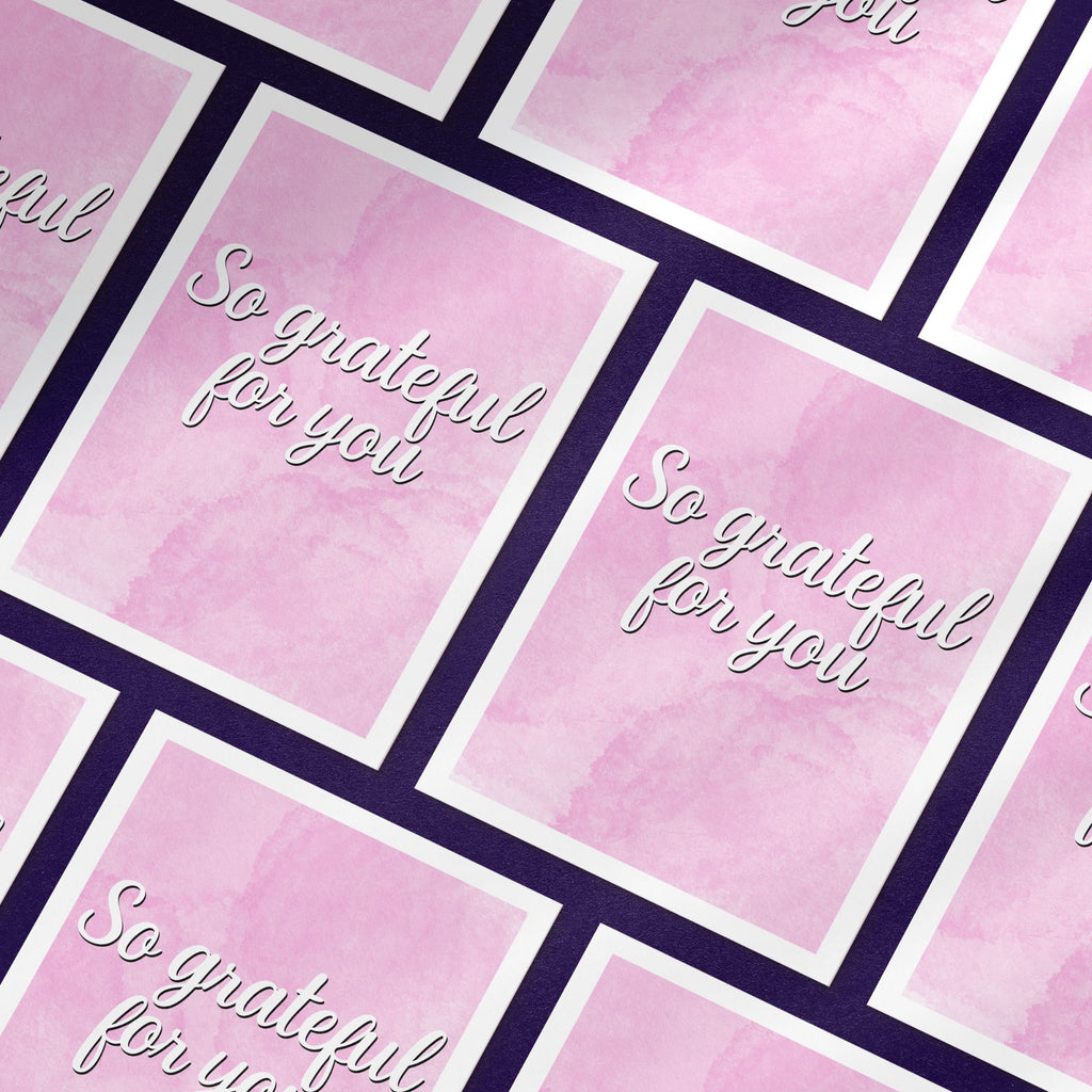 Grateful For You Card