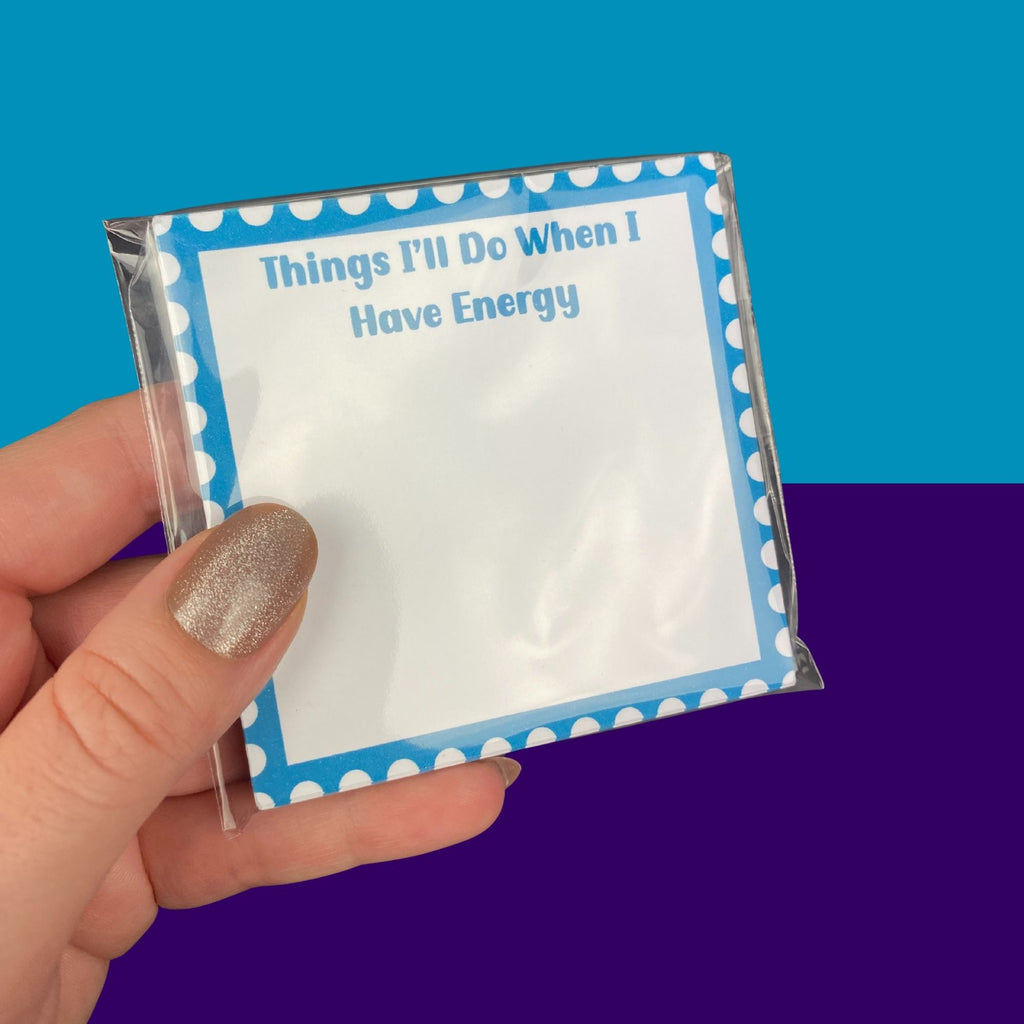 For When I have Energy Notepad
