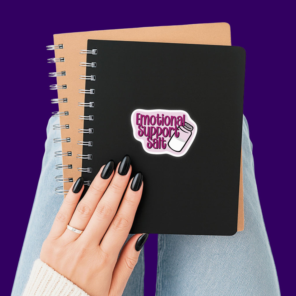 Emotional Support Salt Sticker