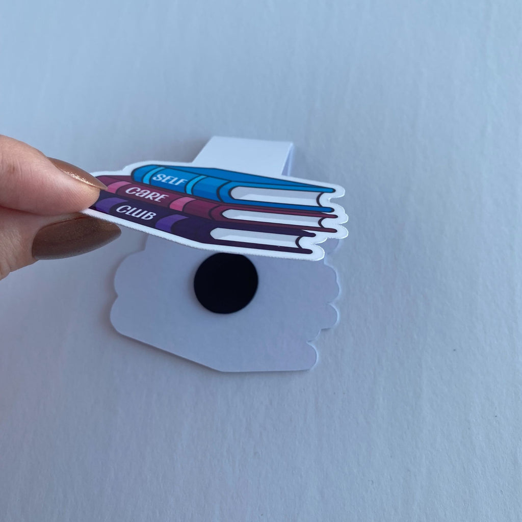 Self Care Book Club Magnetic Bookmark