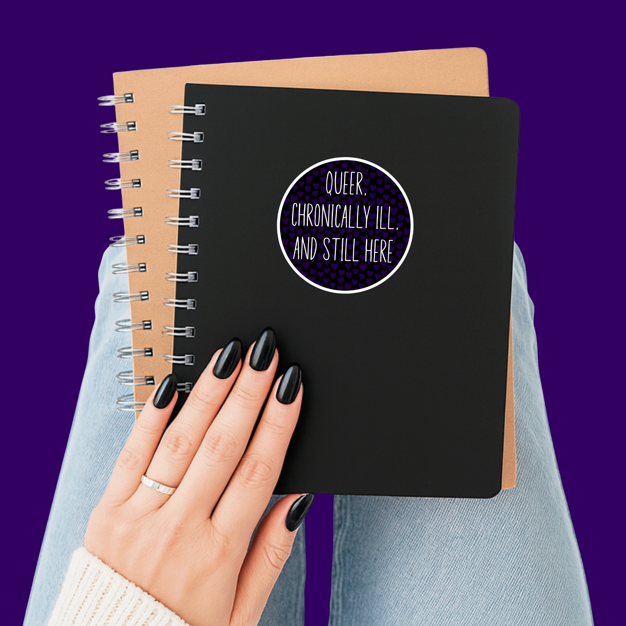 Queer, Chronically Ill and Still Here Sticker