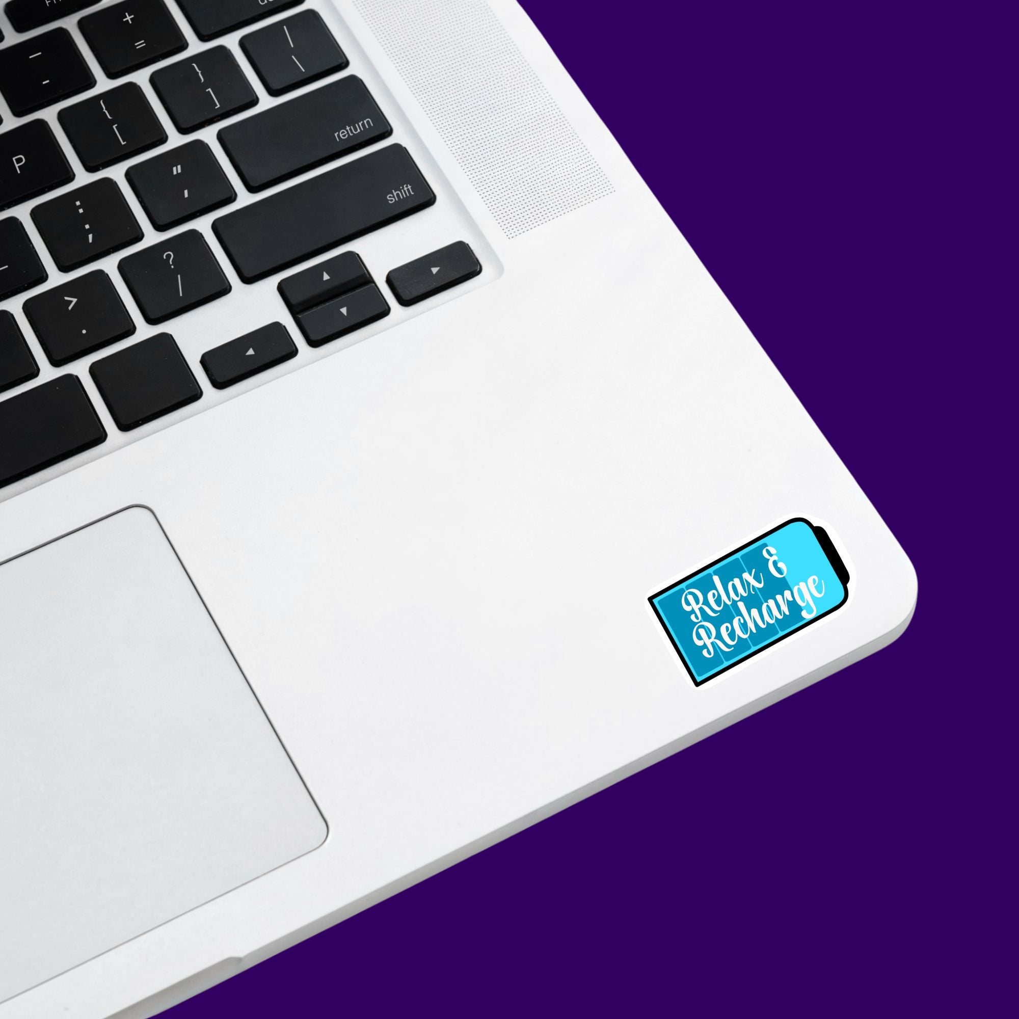 Relax and Recharge Sticker