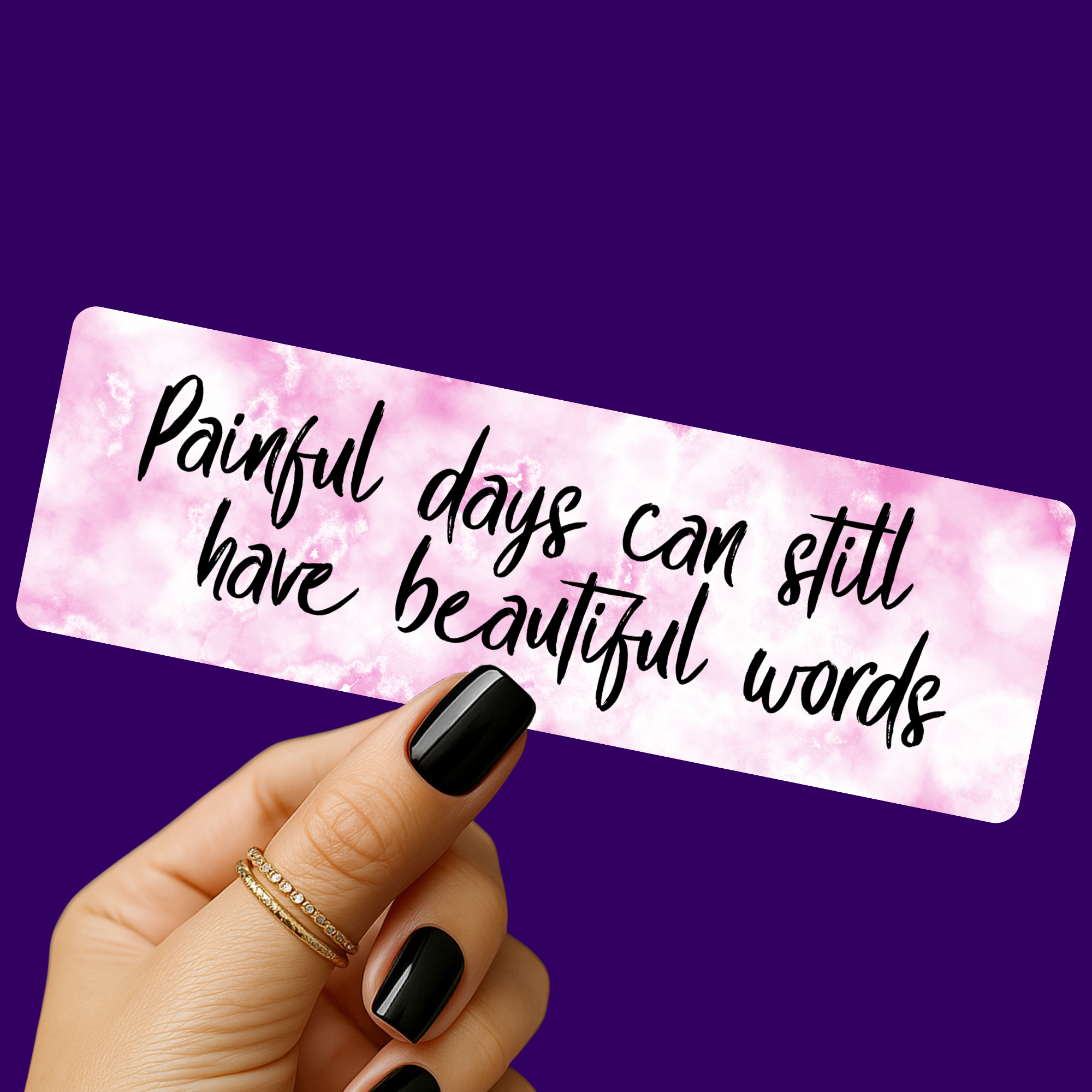 Beautiful Words Bookmark