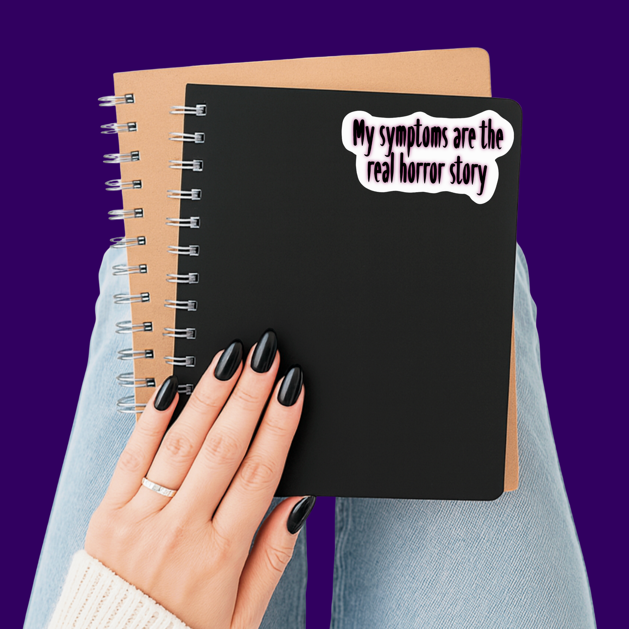 My Symptoms are the Real Horror Story Sticker