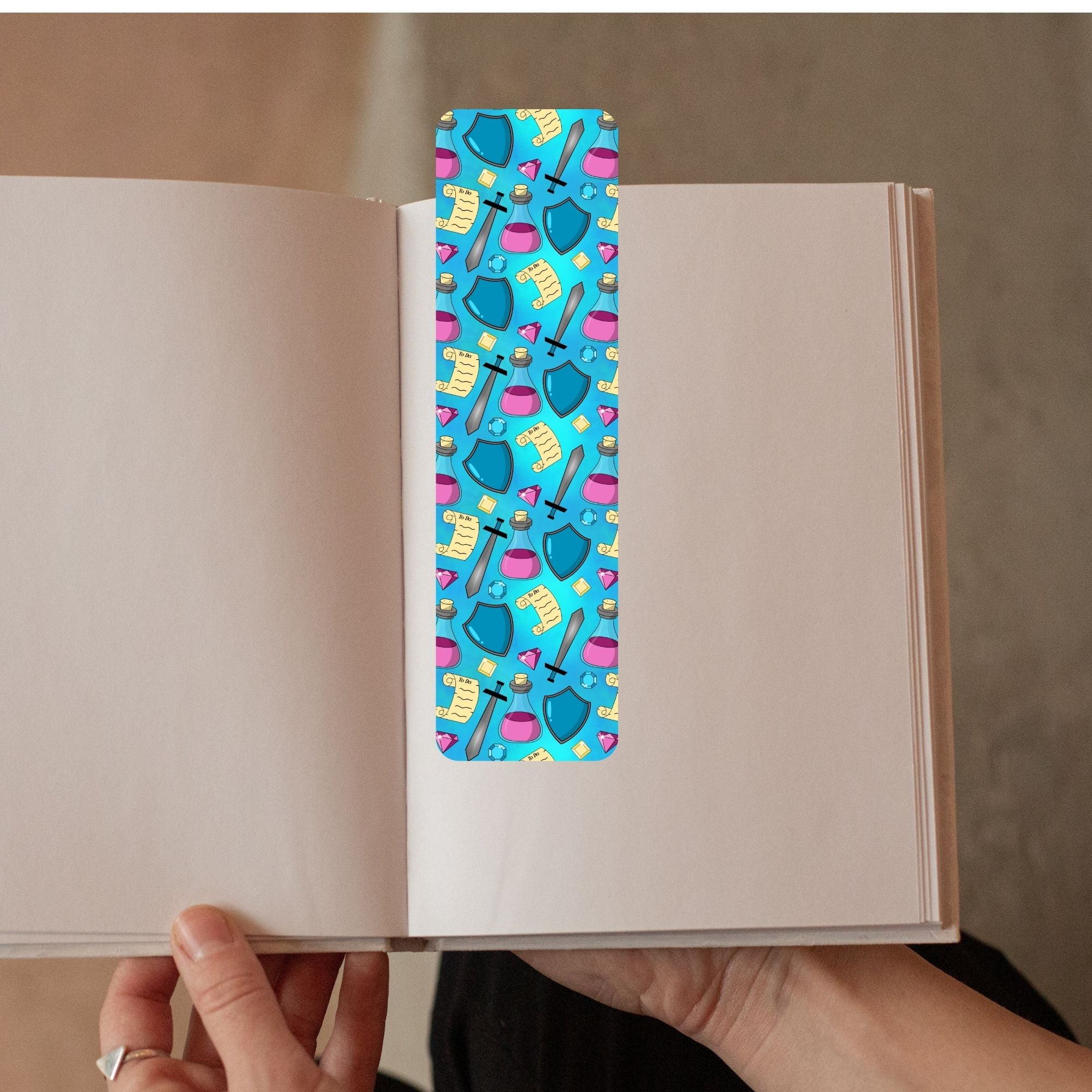 ADHD Side Quest Pattern (Blue)