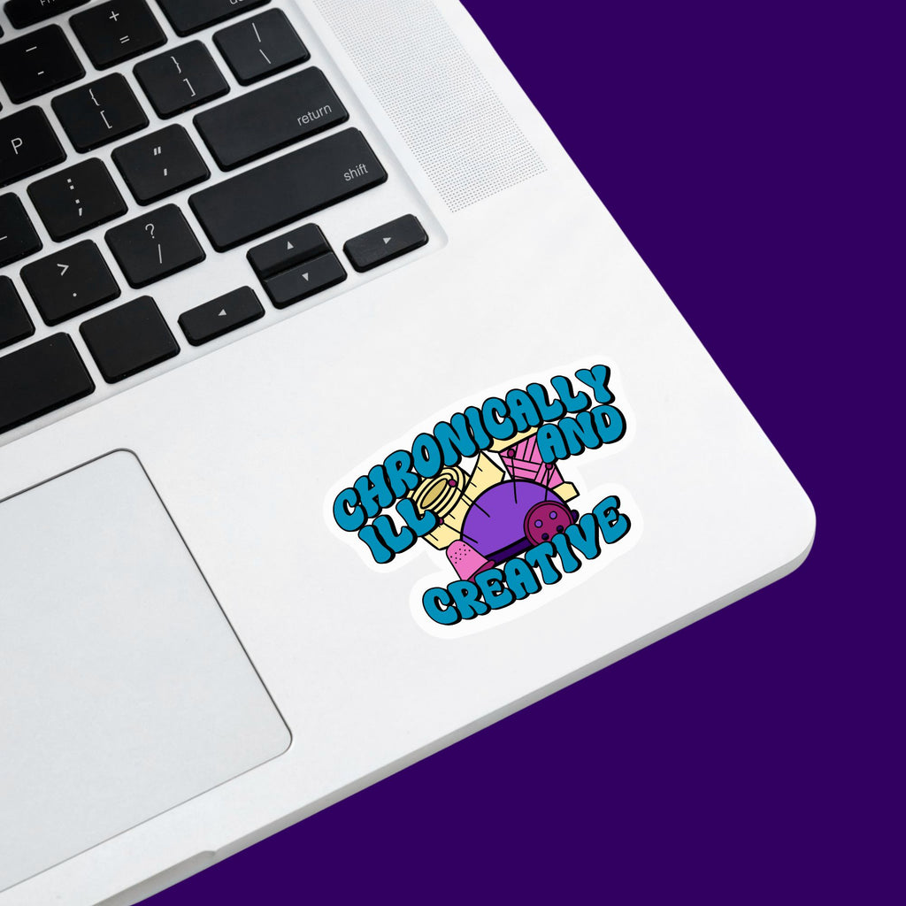 Chronically Ill and Creative Sewing Sticker
