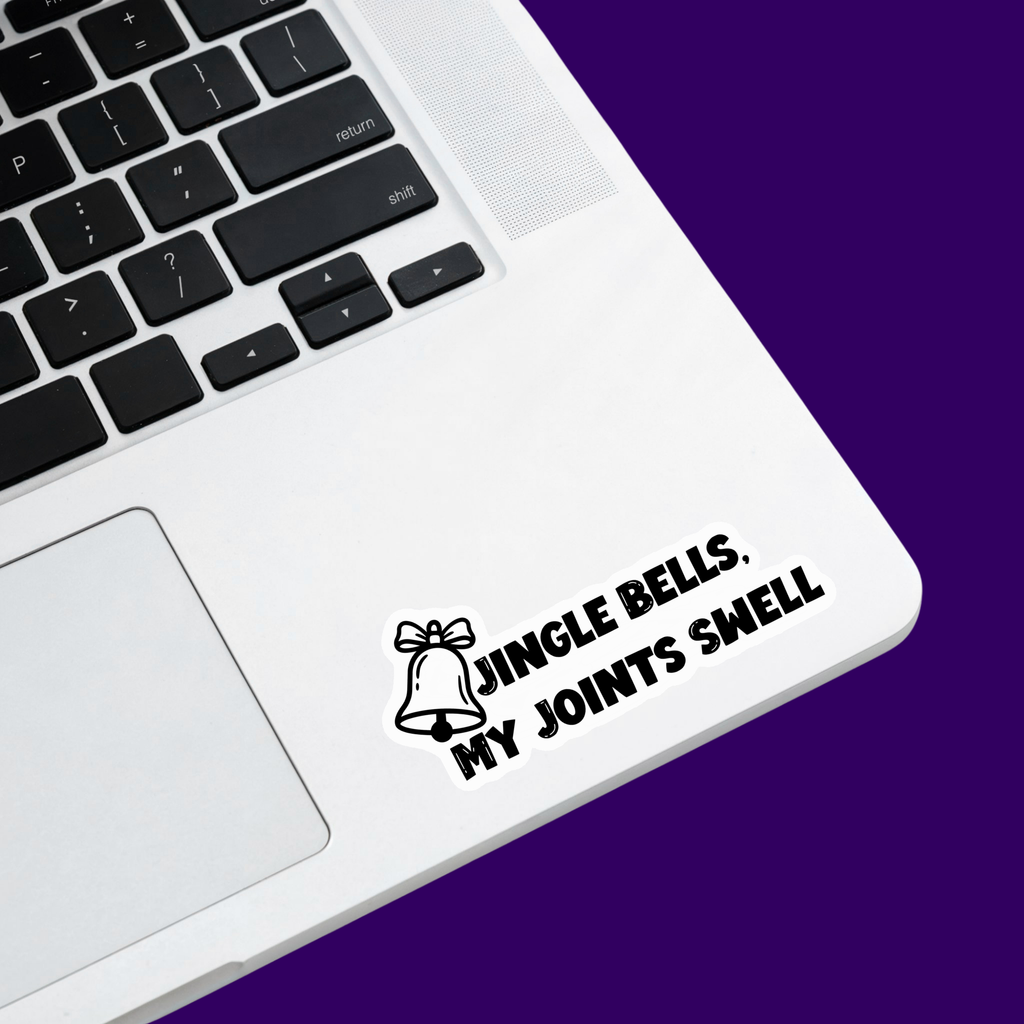 Jingle Bells My Joints Swell Sticker
