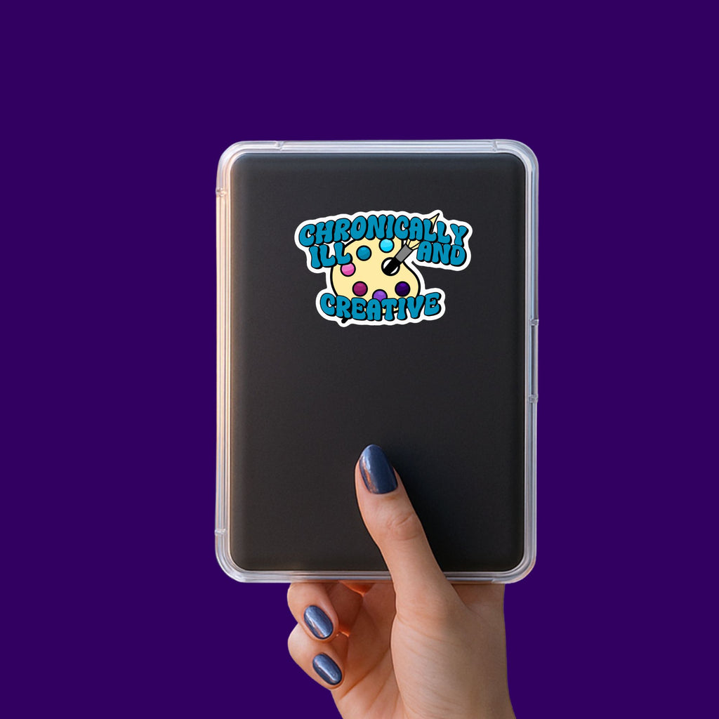 Chronically Ill and Creative Painting Sticker