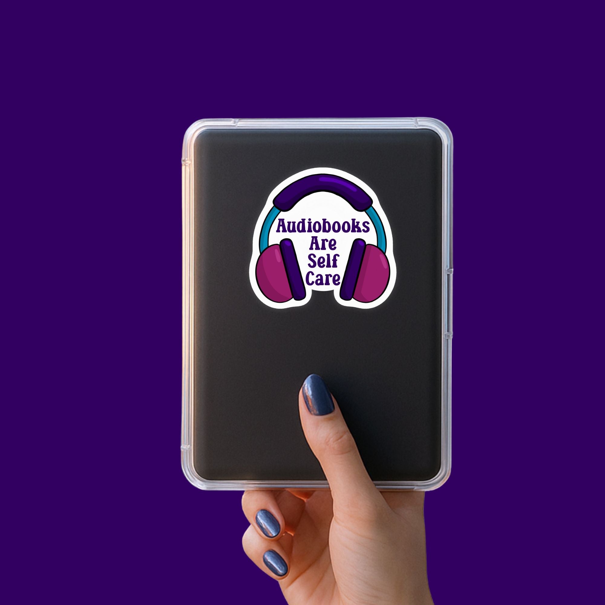 Audiobooks are Self Care Sticker