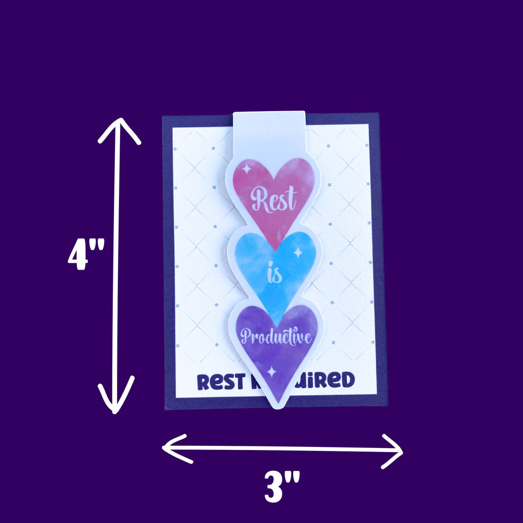 Rest is Productive Magnetic Bookmark