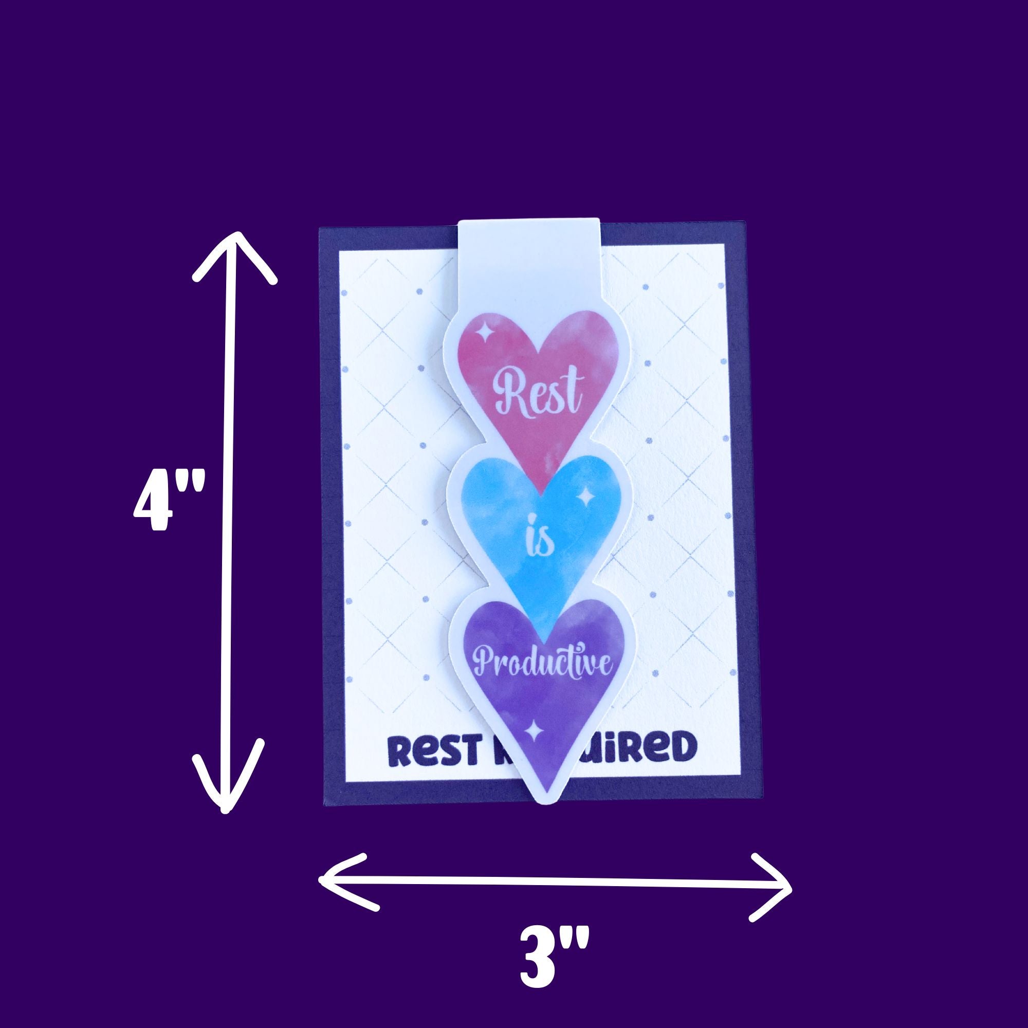Rest is Productive Magnetic Bookmark