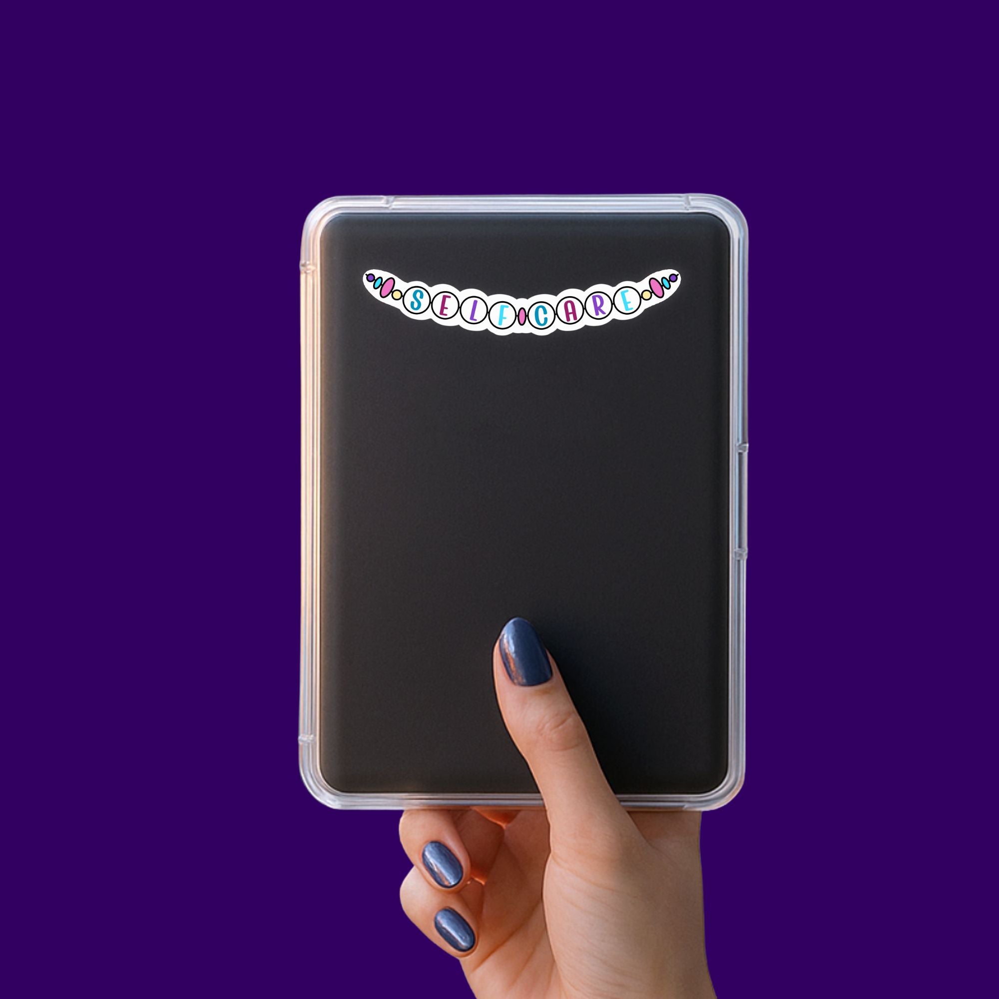 Self Care Friendship Bracelet Sticker