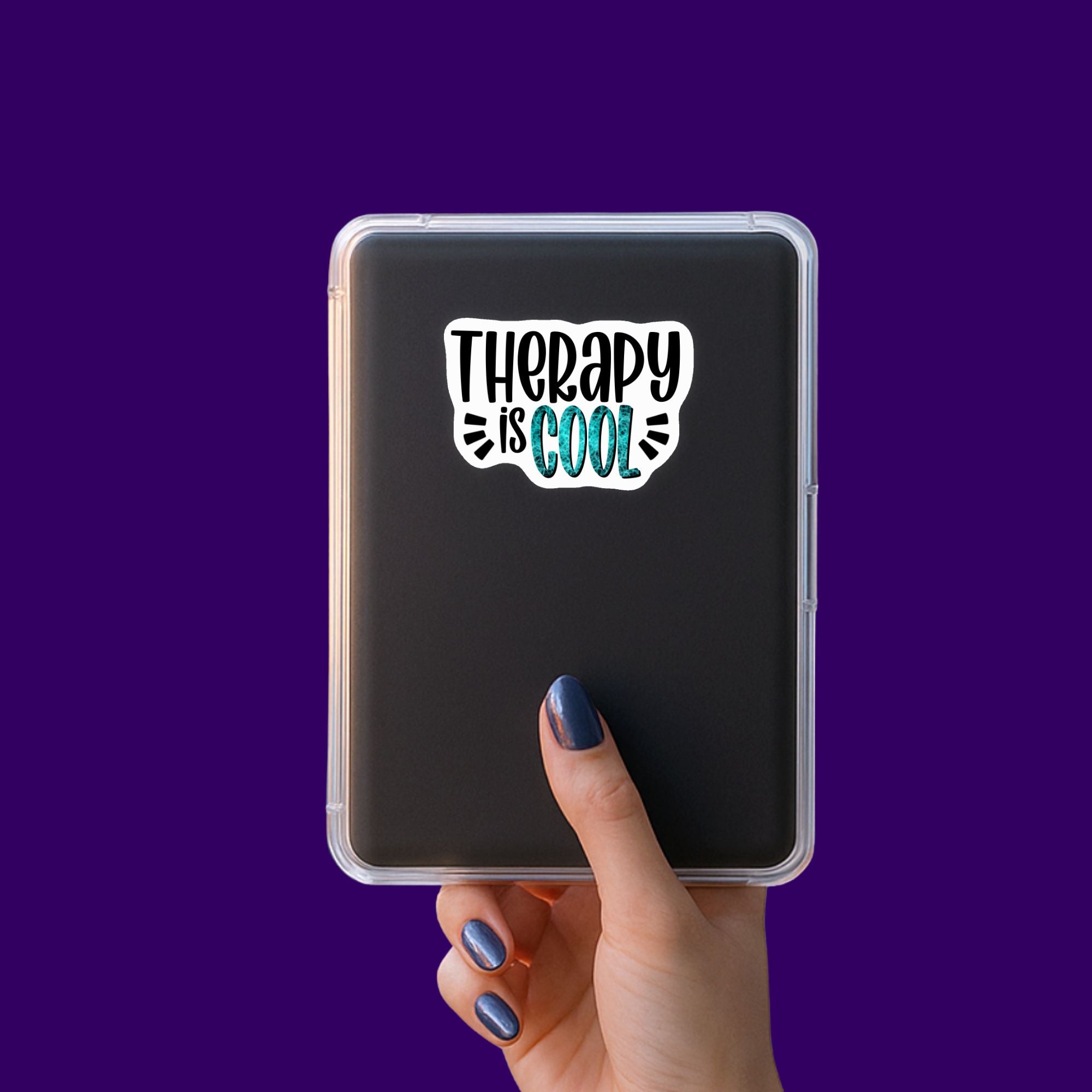 Therapy is Cool Sticker