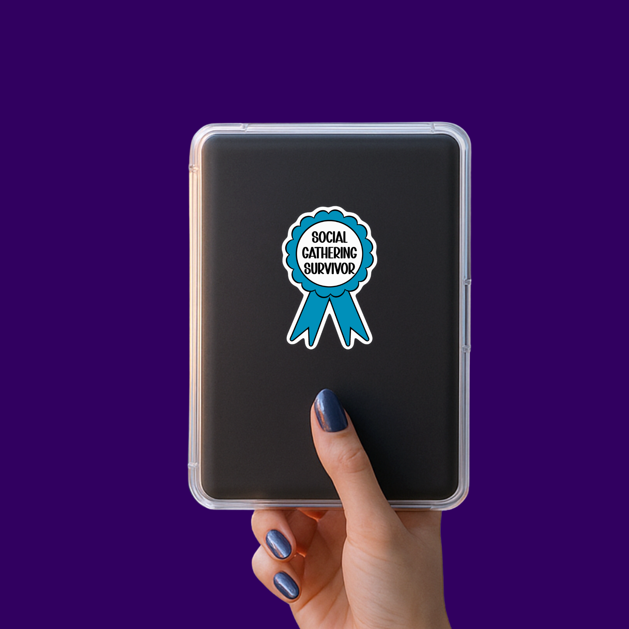 Social Gathering Survivor Sticker