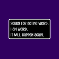 Weird Sticker