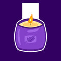 Self Care Candle Magnetic Bookmark