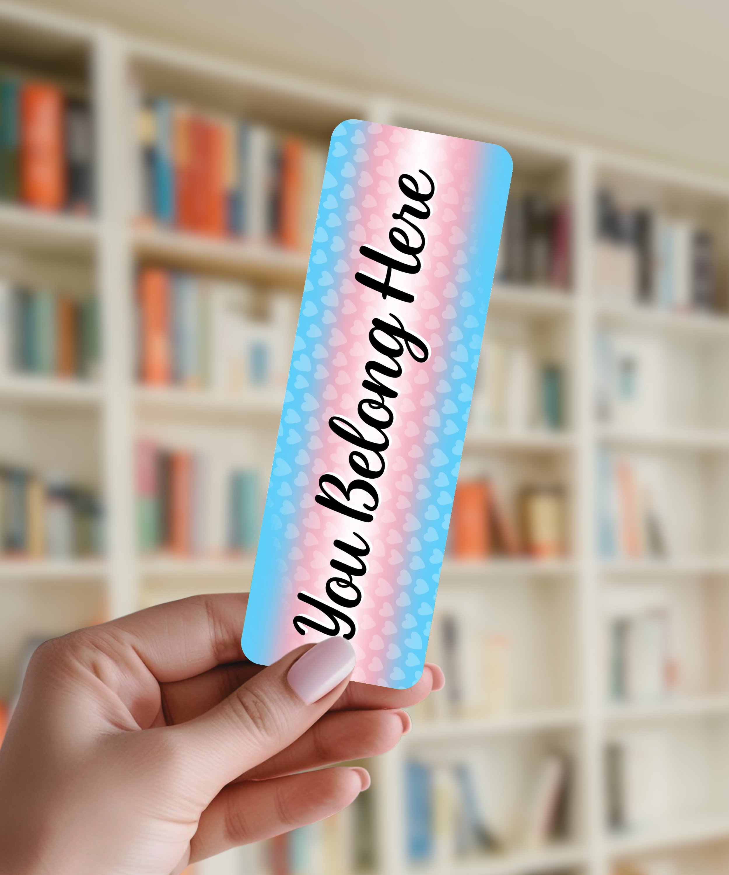 You Belong - Trans Pride Bookmark
