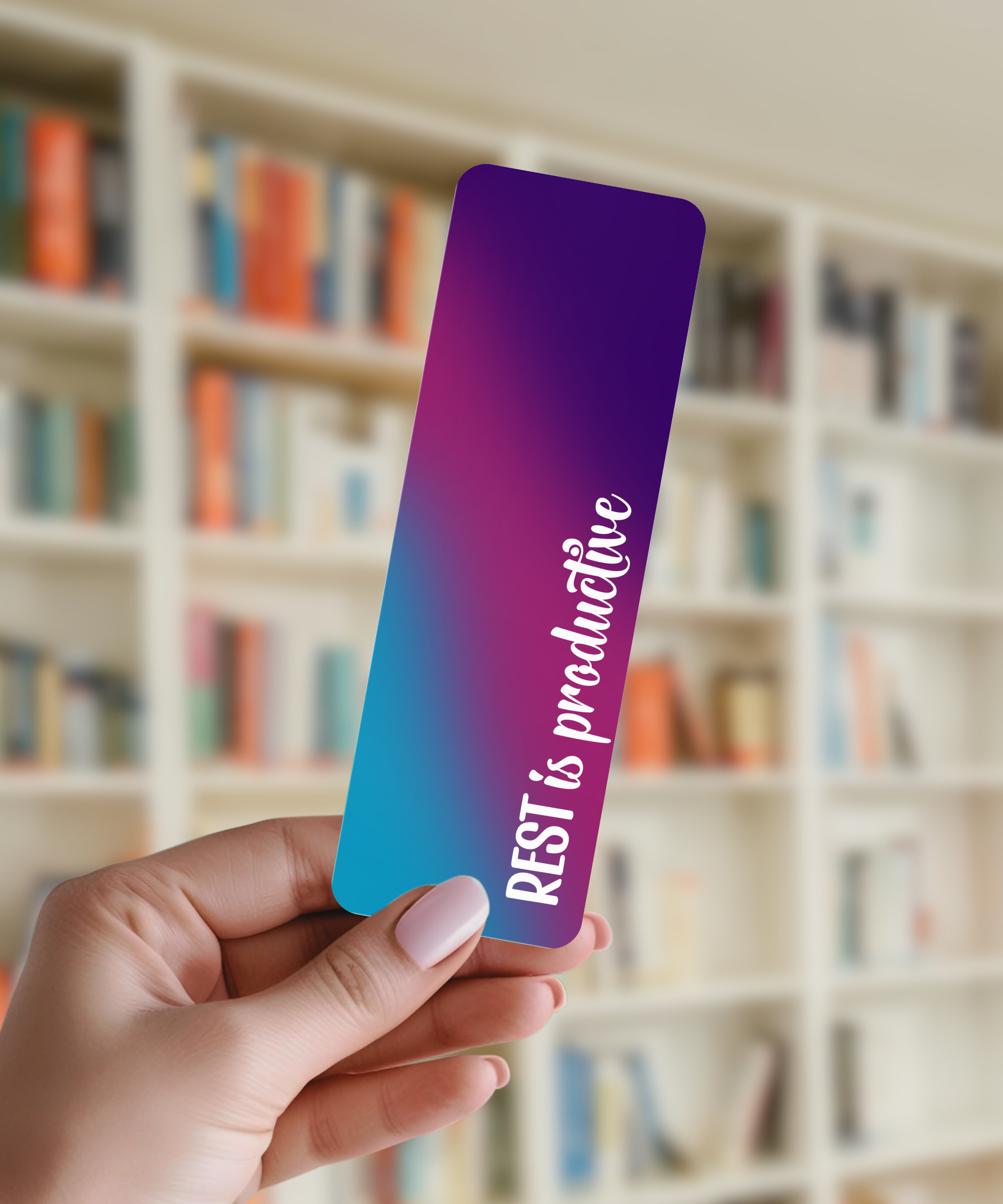 Rest is Productive (Words) Bookmark