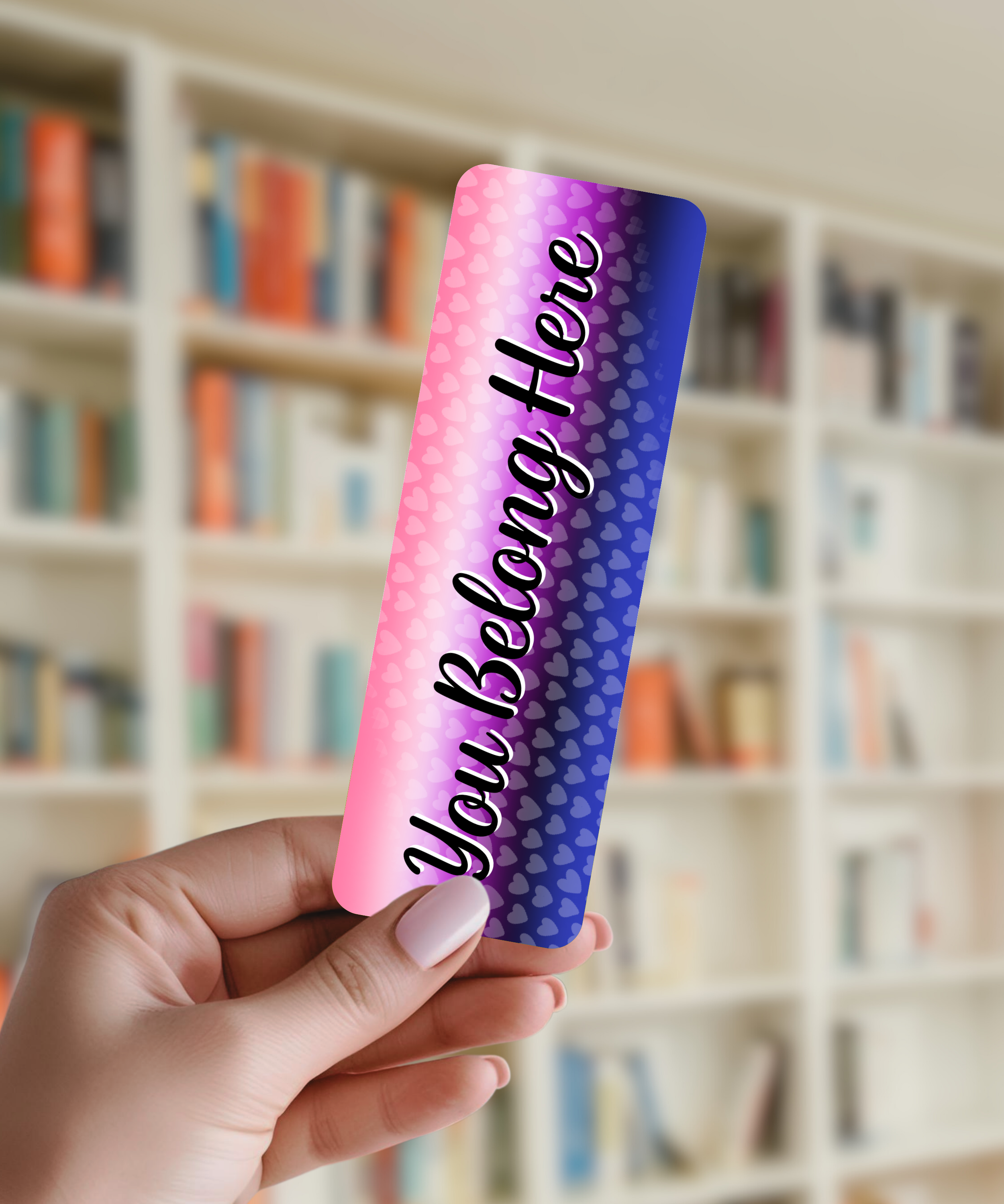 You Belong - Gender Fluid Pride Bookmark