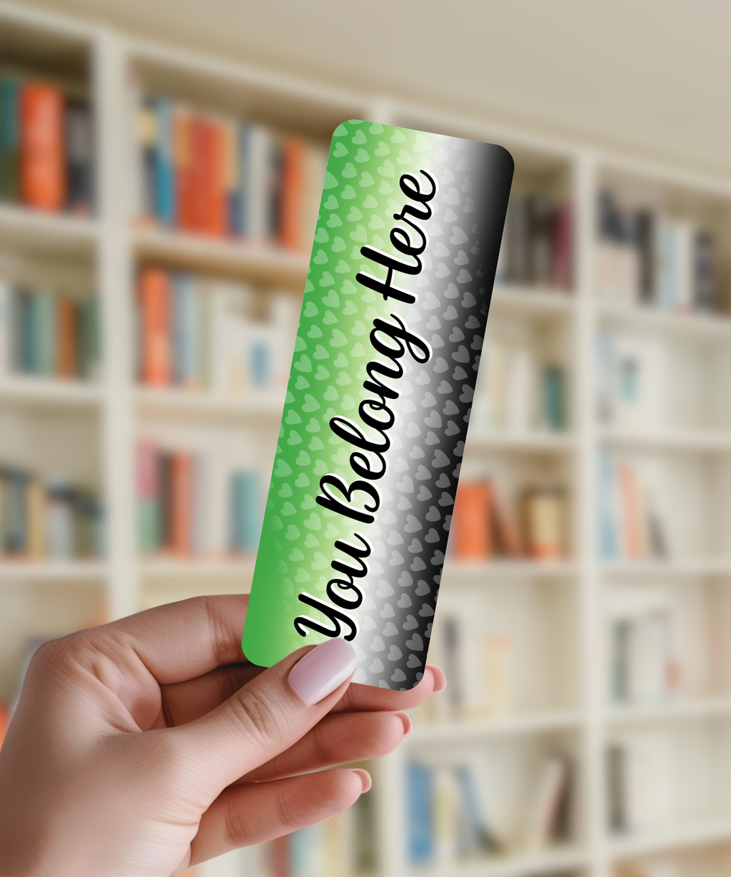 You Belong - Aro Pride Bookmark