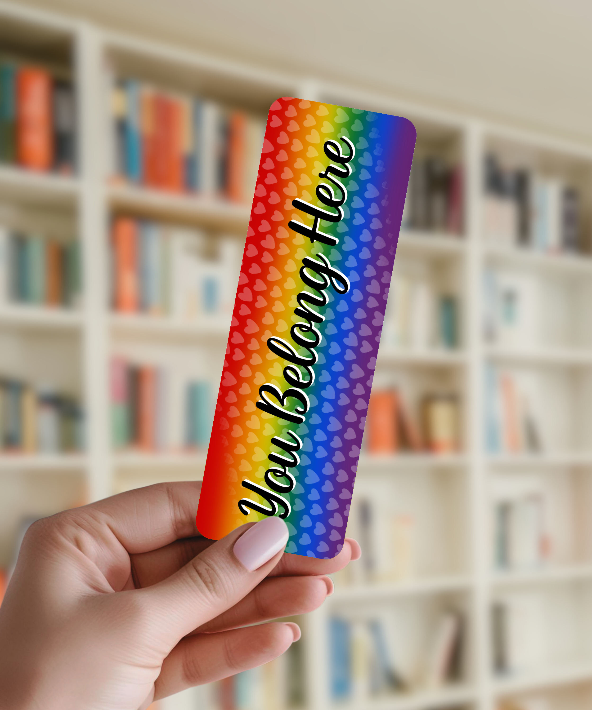 You Belong - Rainbow Pride Bookmark